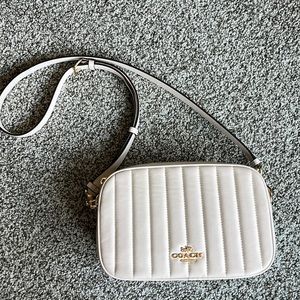 Coach Chalk Puffy Linear Quilting Jes Crossbody